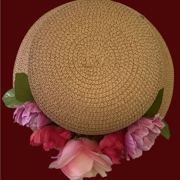 Handmade Derby Church Dress Sun Hat Floral main image 6